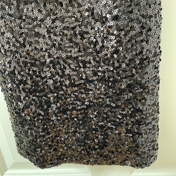 INC International Concepts Black Sequin Holiday Top - Picture 4 of 8